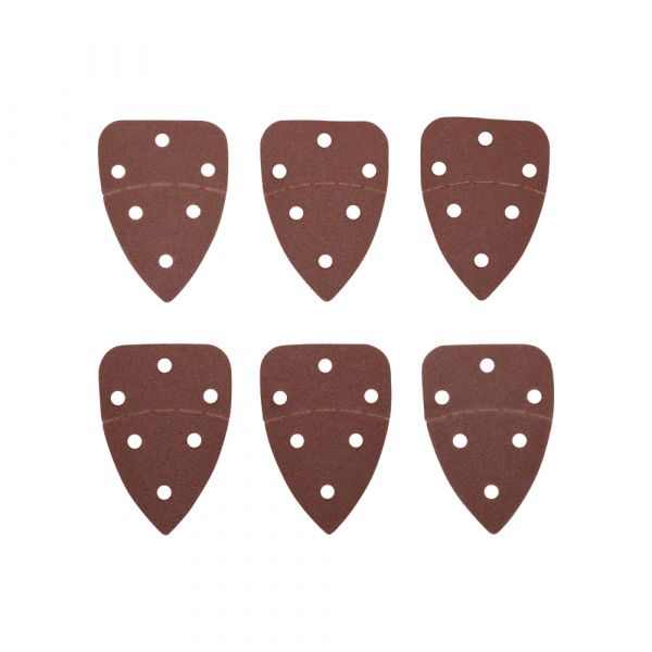 Schleifblatt 6-teilig 98x139mm k80