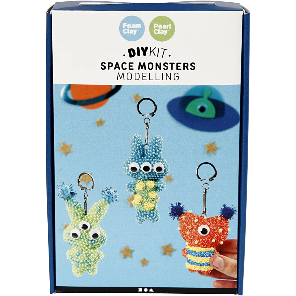 Weltraummonster aus Perlenton, 1 Set