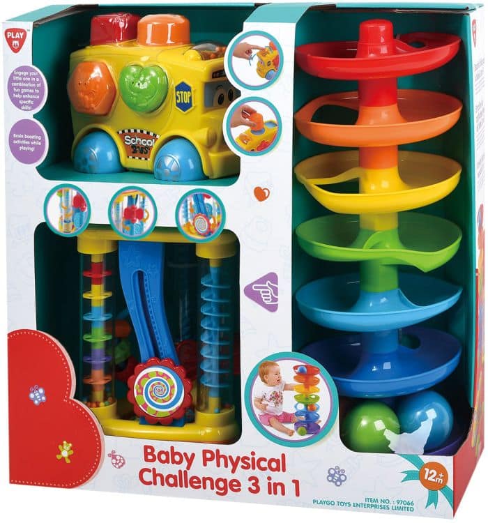 Playgo Babyspielset 3-teilig in fröhlichen Farben