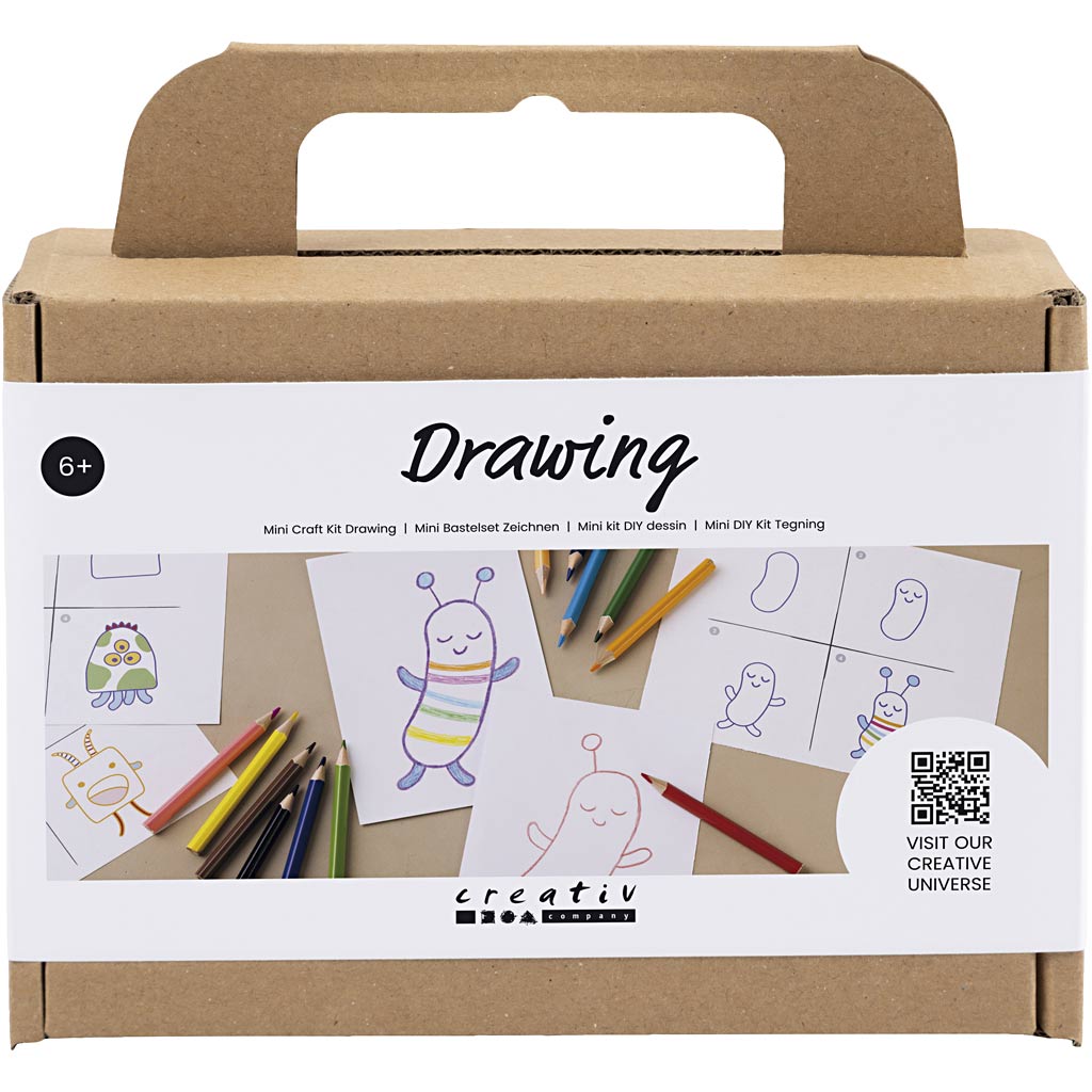 Creativ Company Mini-Hobby-Set Zeichnen, Muster, 1 Box