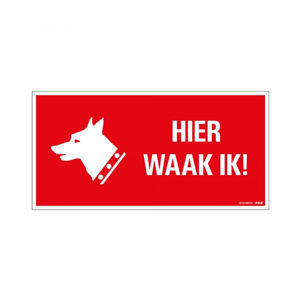 Unterschreiben Sie hier, ich schaue zu! - 150x300mm.