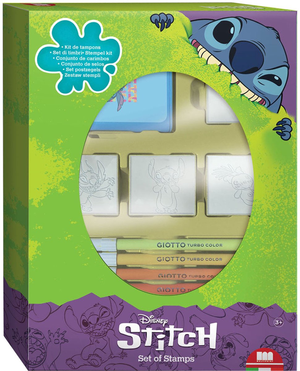 Multiprint -Stich -Briefmarken -Set mit 4 Briefmarken