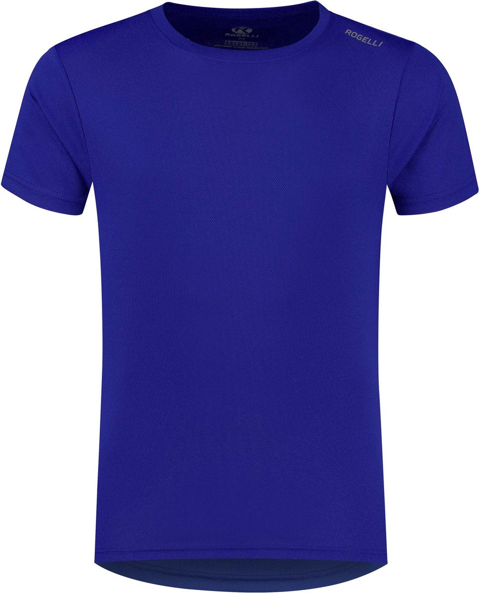 Rogelli promo hardloopshirt heren - korte mouwen - blauw - s