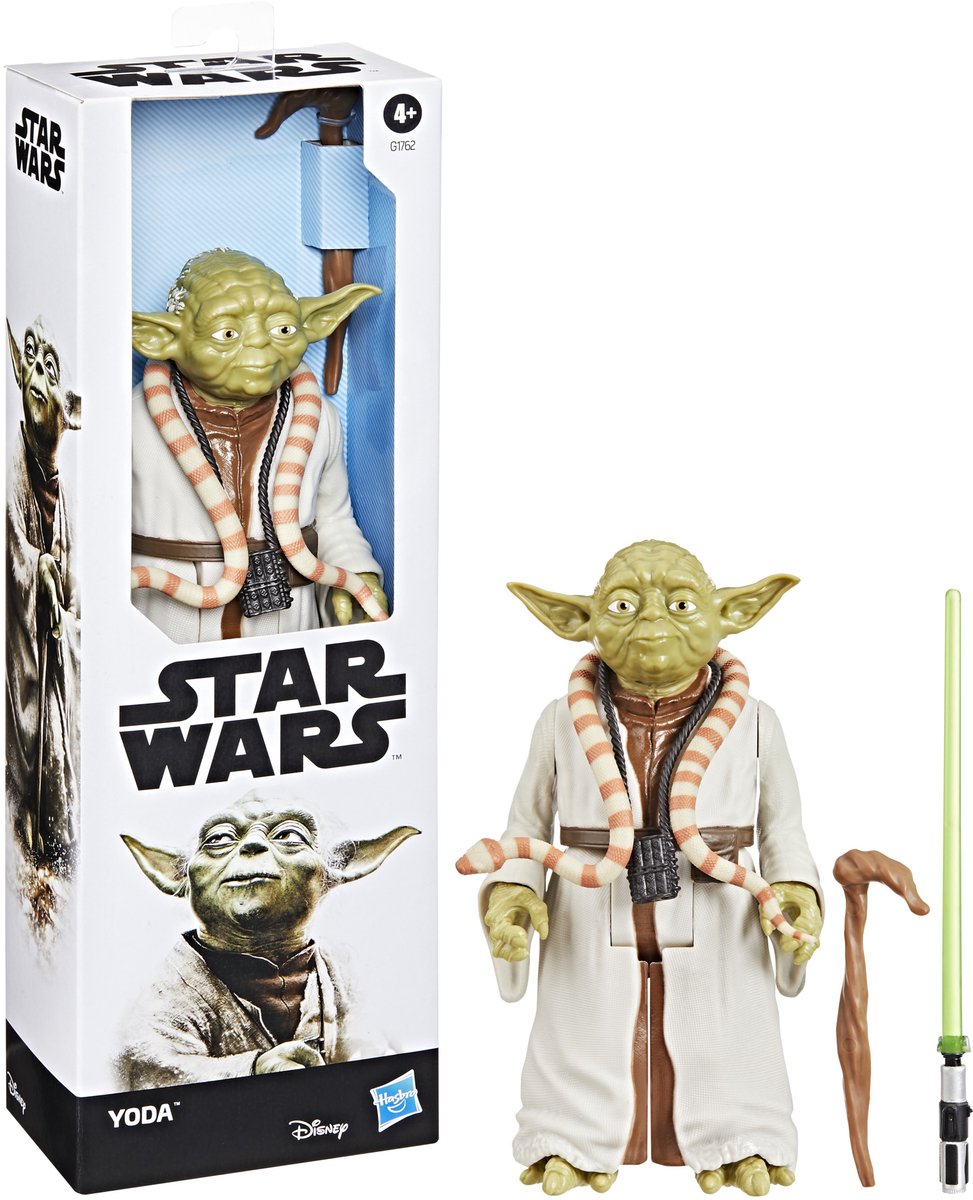 Hasbro Star Wars Titan Hero Serie Yoda Actionfiguren-Zubehör (Maßstab 12)