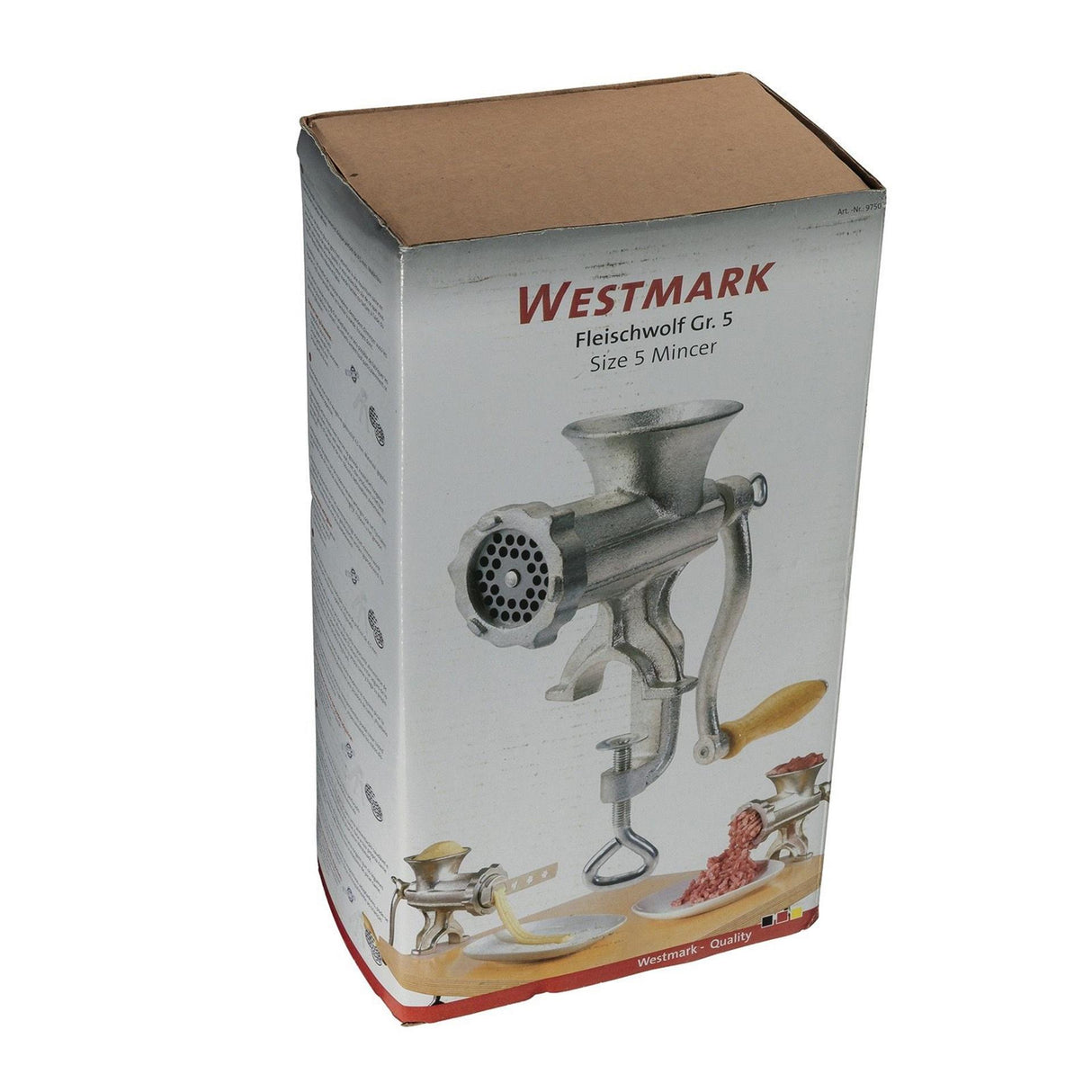Westmark Fleischwolf Gussgröße 5 225x90x240mm