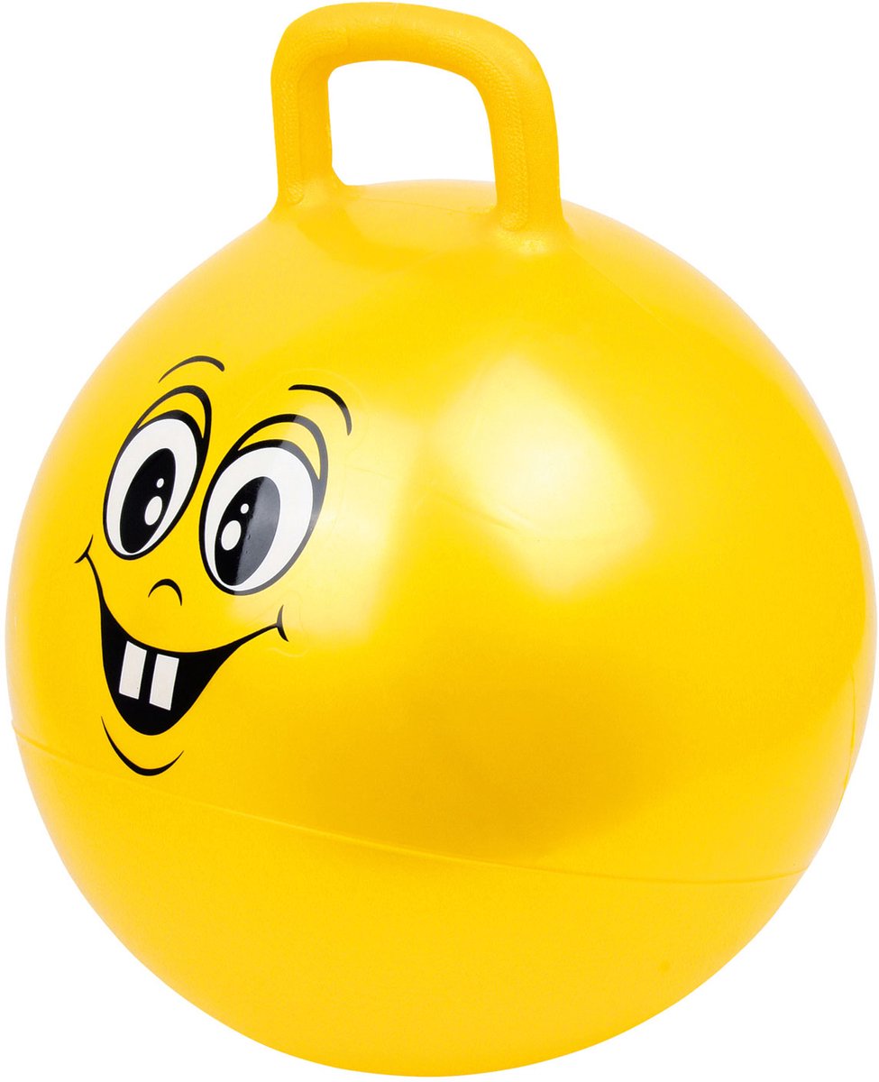 Kleiner Fuß - Skippybal lachendes Gesicht gelb