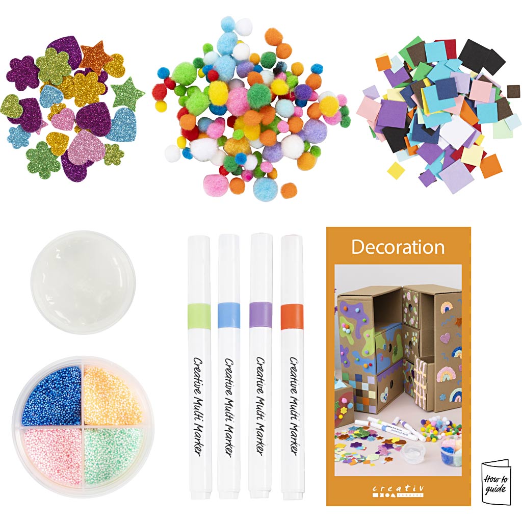 Creativ Company My Craft Station Dekoration, verschiedene Farben, 1 Box