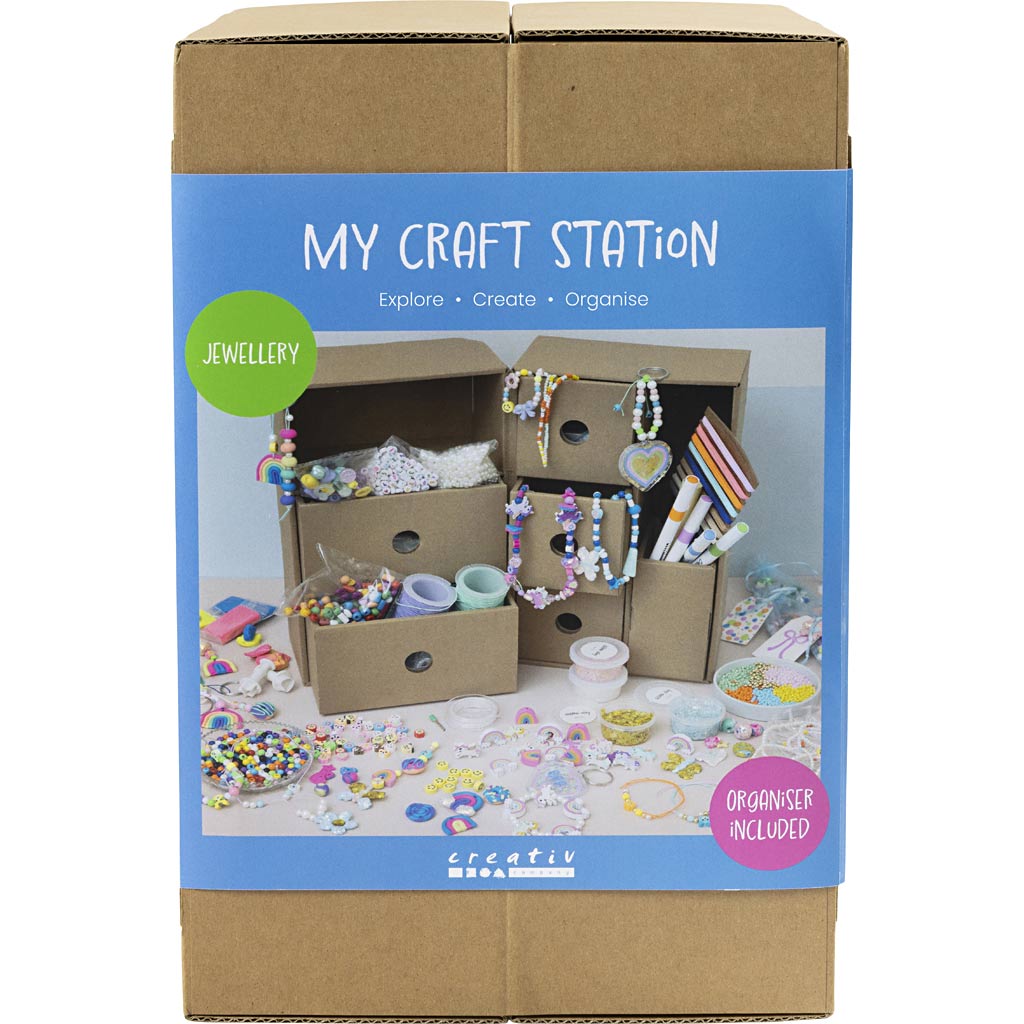 Creativ Company My Craft Station Schmuck, verschiedene Farben, 1 Stück 1 Box