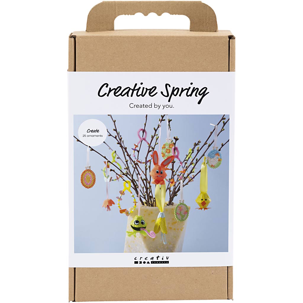 Creativ Company Kreativbox Kreativfeder, verschiedene Farben, 1 Box