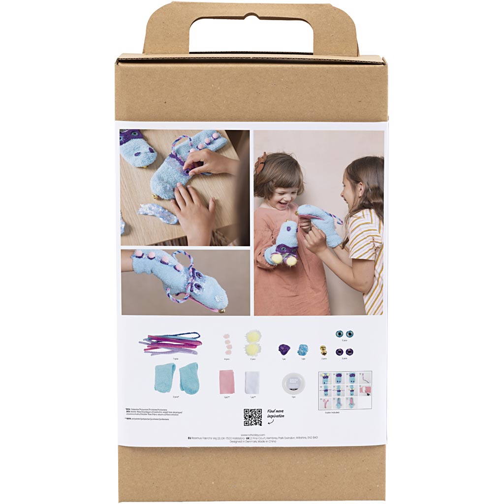 Creativ Company Hobbyset Socken Monster