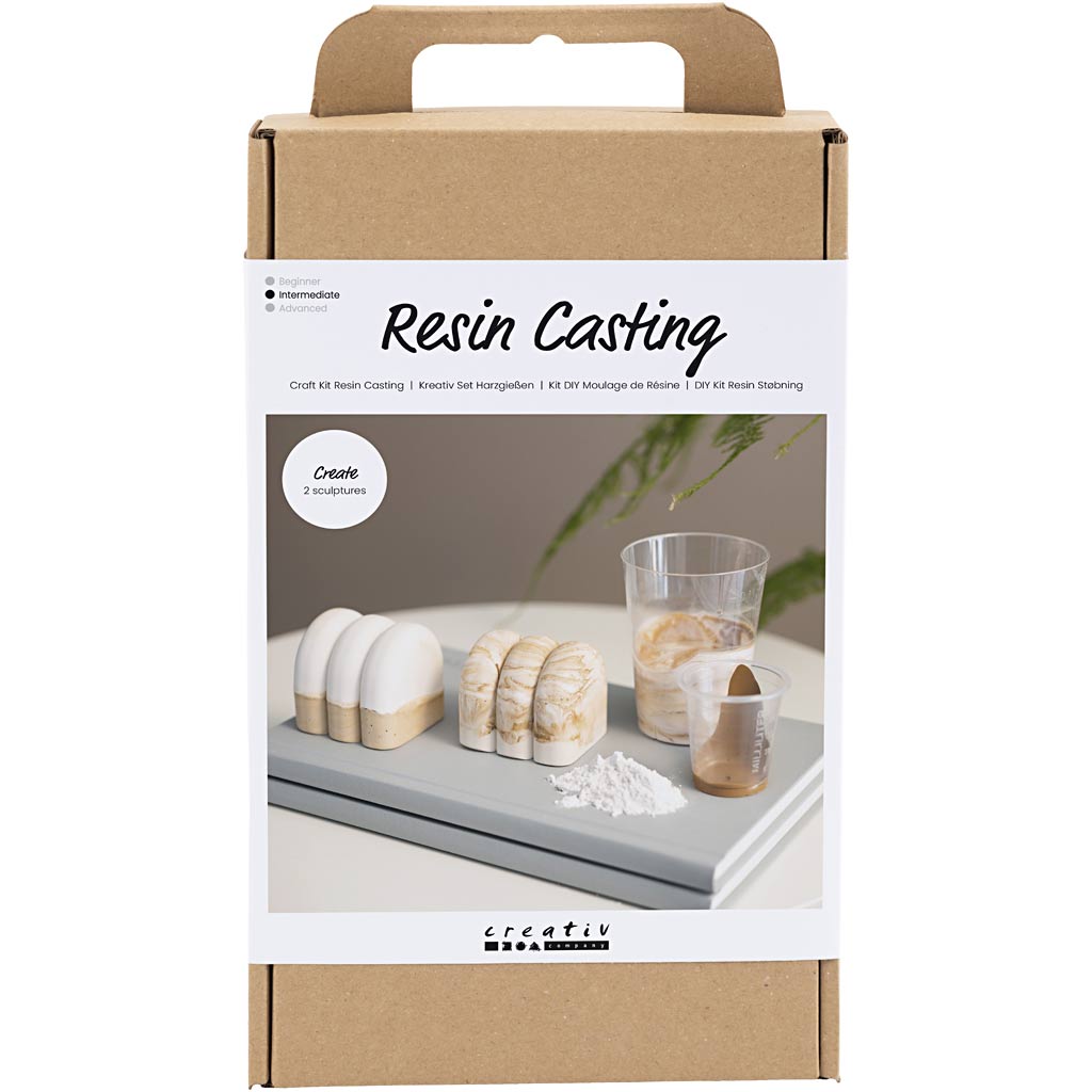 Creativ Company Hobby-Set Kunstharzguss, Figur, Beige, gebrochenes Weiß, 1 Box