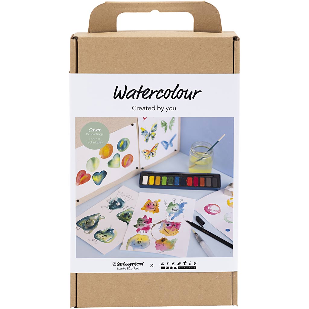 Creativ Company Hobby-Set Aquarell, 1 Box