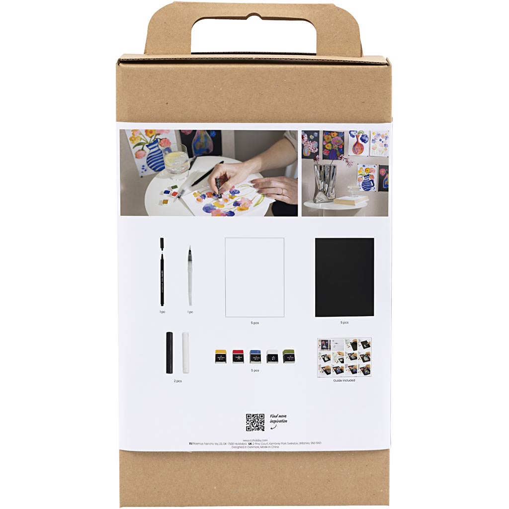 Creativ Company Hobby-Set Aquarell in verschiedenen Farben