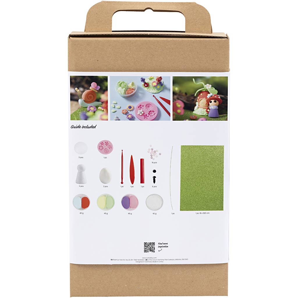 Creativ Company Hobby-Set Elfenmodellierung in Pastellfarben