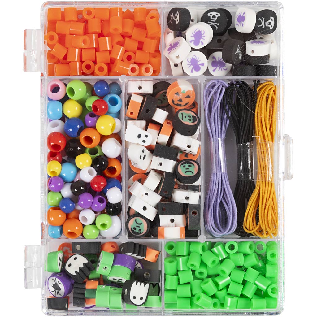 Creativ Company Kreativbox Schmuck, Halloween, Halloweenfarben, 1 Box
