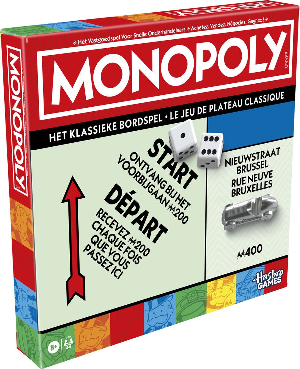 Hasbro Monopoly Classic Neuauflage Belgien