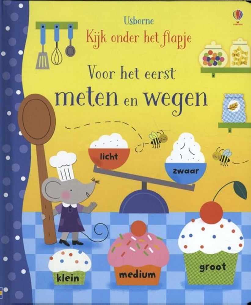 Bongers Spielzeug-Lesebuch Schauen Sie unter die Klappe – messen und wiegen Sie zum ersten Mal