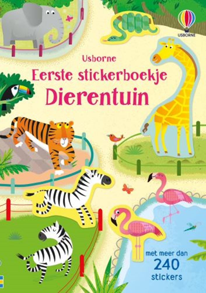 Erster Aufkleber -Booklet Zoo