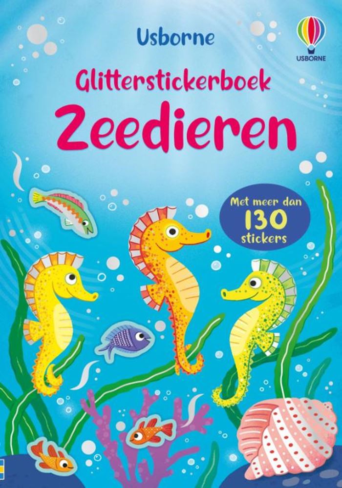 Glitzer-Stickerbuch: Meerestiere 3+
