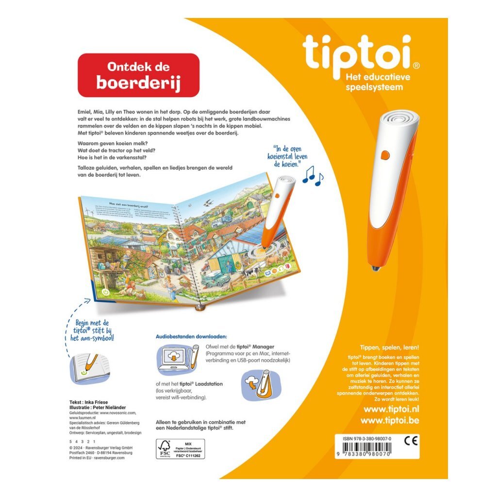 Ravensburger tiptoi Buch Entdecken Sie den Bauernhof