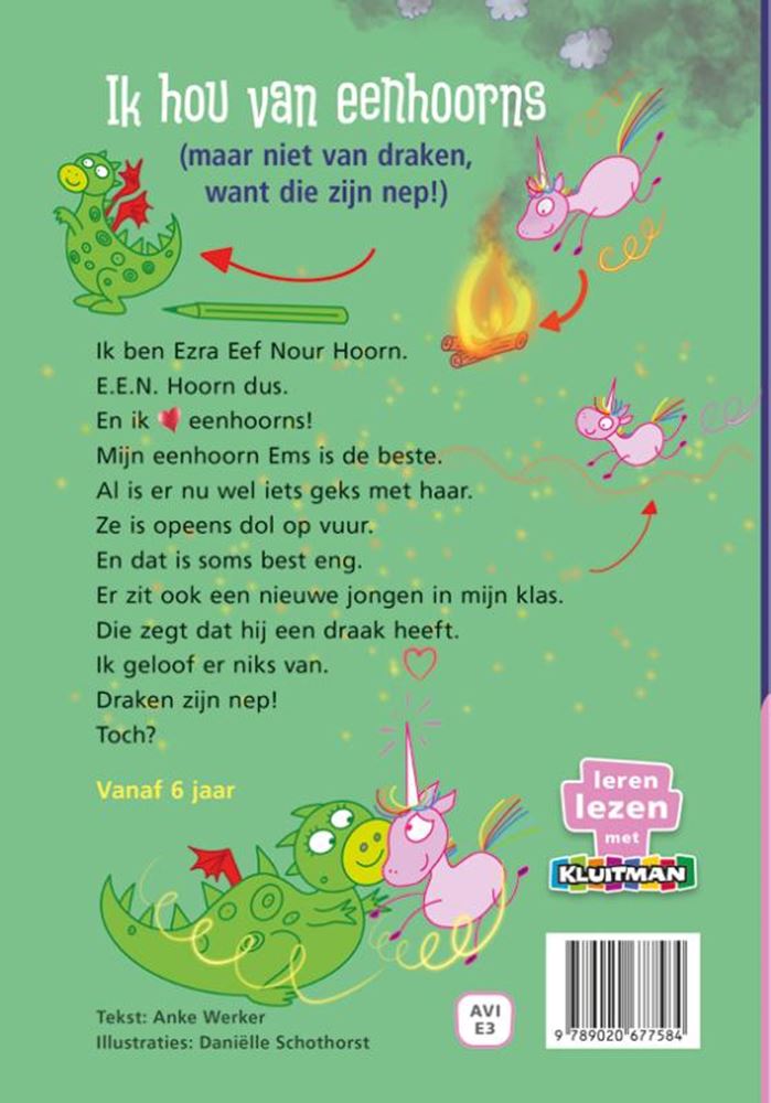 Verleger Kluitman Ich mag Einhörner (aber nicht Drak