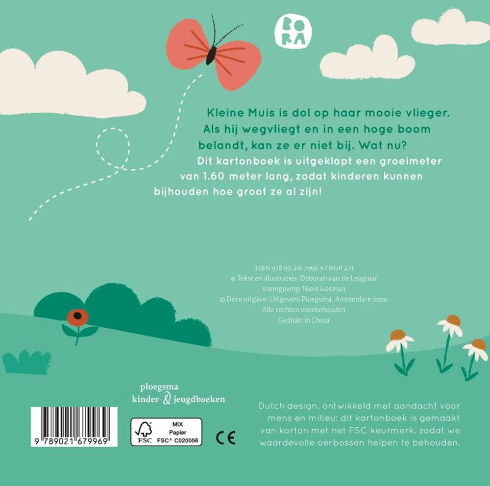 Buch-Specials Niederlande bv Pappbuch „Kleine Maus“ mit Wachstumstabelle