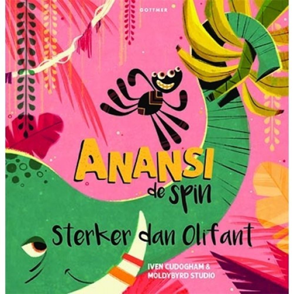Gottmer-Verleger gruppieren Anansi, die Spinne, die stärker ist als Elefant. 4+