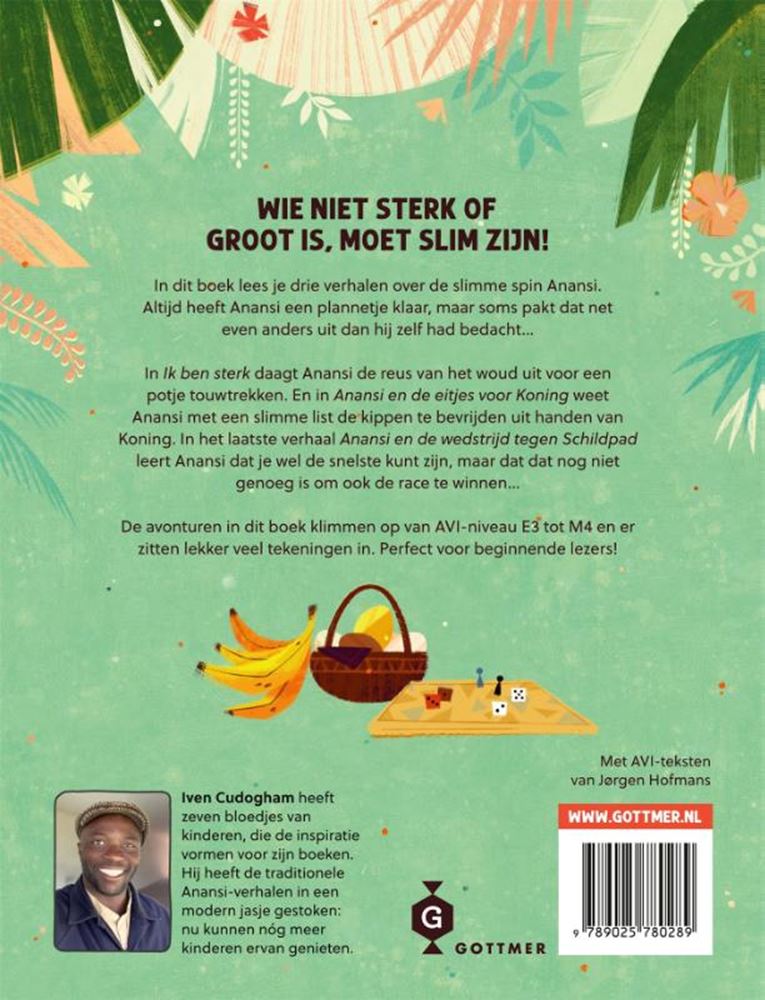 Der Gottmer-Verlag versammelt clevere Geschichten rund um die Spinne Anansi. 7+