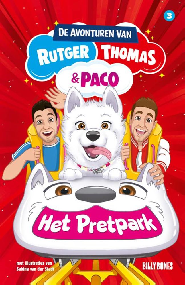 Zentrales Buchhaus mit den Abenteuern von Rutger, Thomas und Paco 3 – der Vergnügungspark