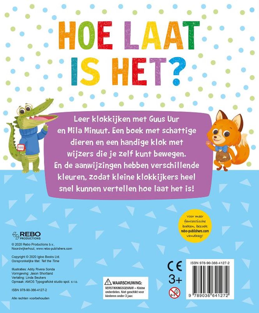 Uhrenbuch des Rebo-Verlags – wie spät ist es?