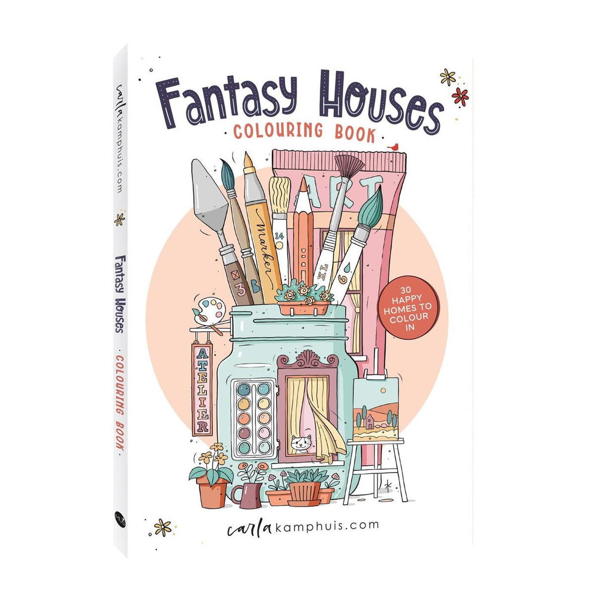 Kluitman Carla Kamphuis Fanasy Houses Malbuch