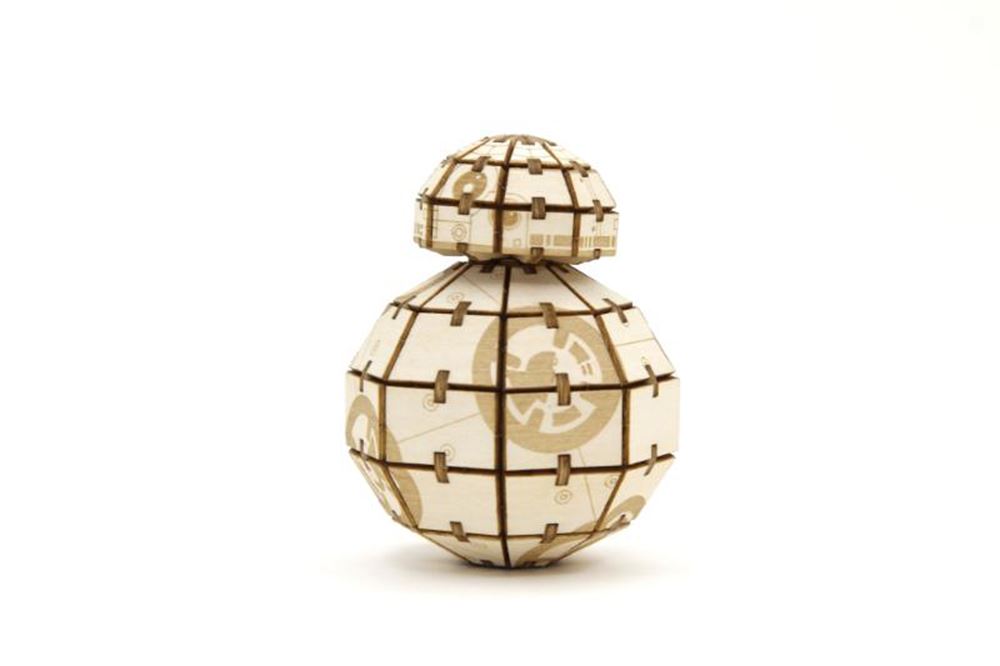 Star Wars BB-8 Deluxe-Buch mit Holzbaumodell