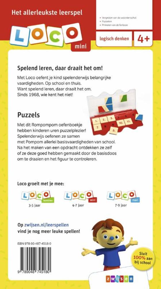 WPG Publishers Mini Loco Rompompom Puzzles (4–6 Jahre)