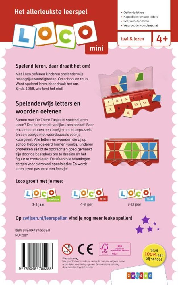 Die süßen Mini-Schwestern von Loco spielen mit Buchstaben und Wörtern