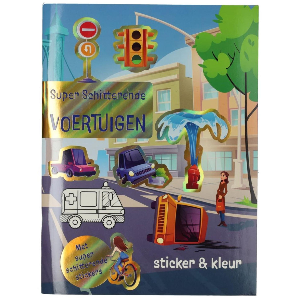 Mondikaart Mal- und Stickerbuch Fahrzeuge