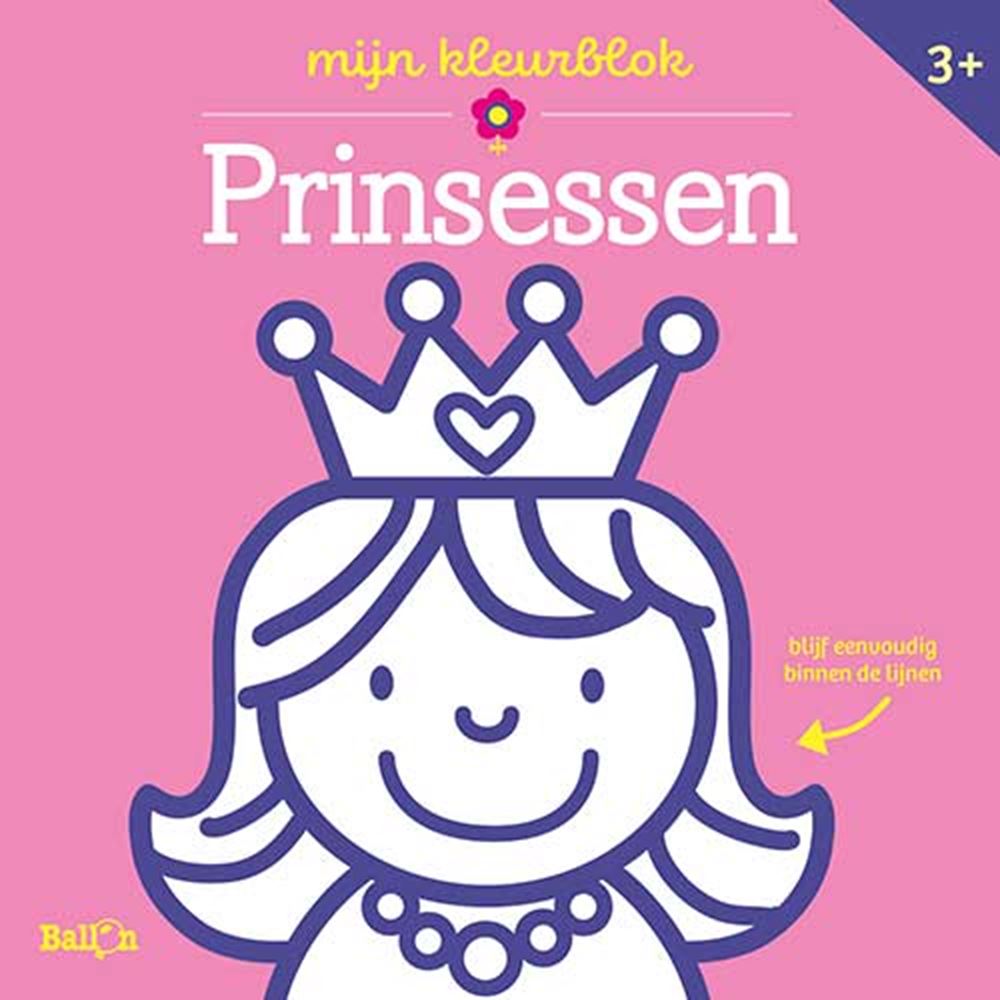 Standard-Verlag Farbblock Junior – Prinzessinnen dicke Linien 3+