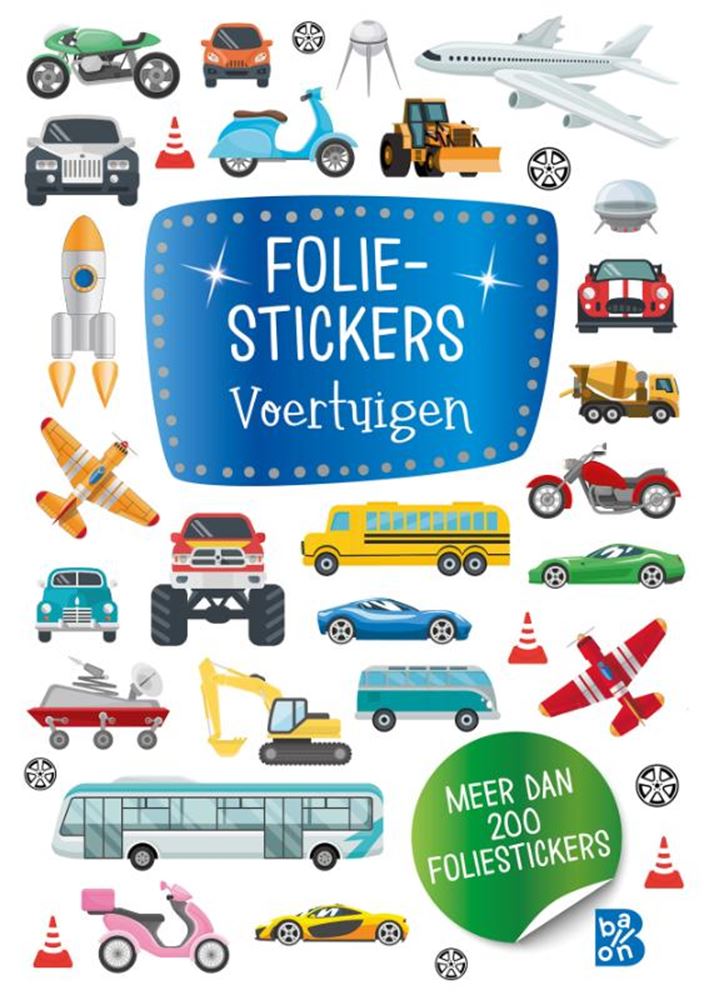 Standard-Glitzeraufkleber für Verlage, Fahrzeuge. 3+