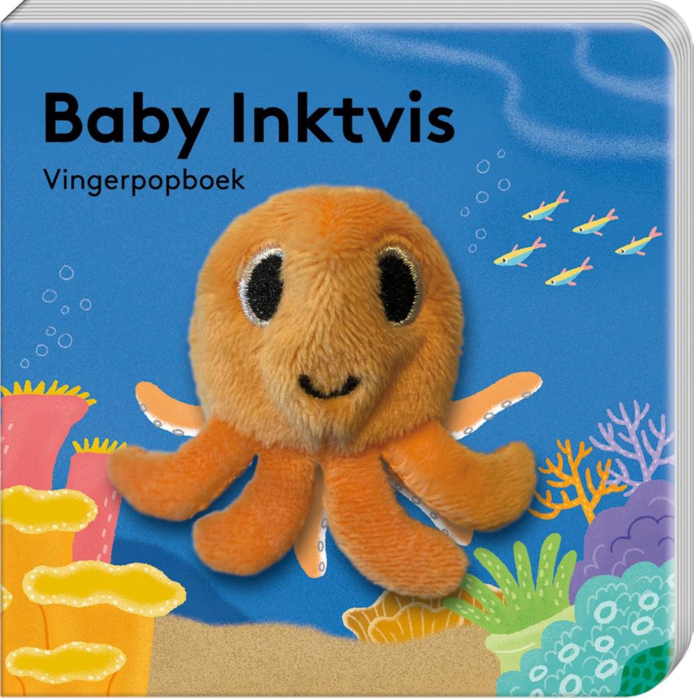 Fingerpuppenbuch für Baby-Tintenfische. 1+