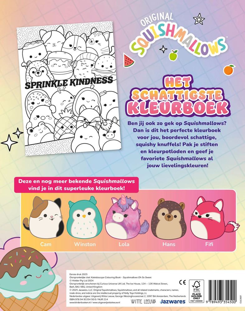 Das offizielle Squishmallows-Malbuch