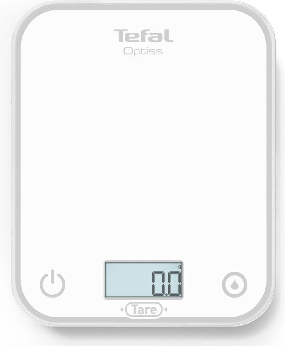 Tefal optiss bc50u0 – digitale Küchenwaage – weiß – kompakt – max. 5 kg - Präzisionswaage