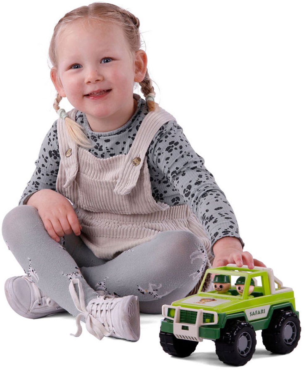 Cavallino Jeep Green mit 2 Spielfiguren