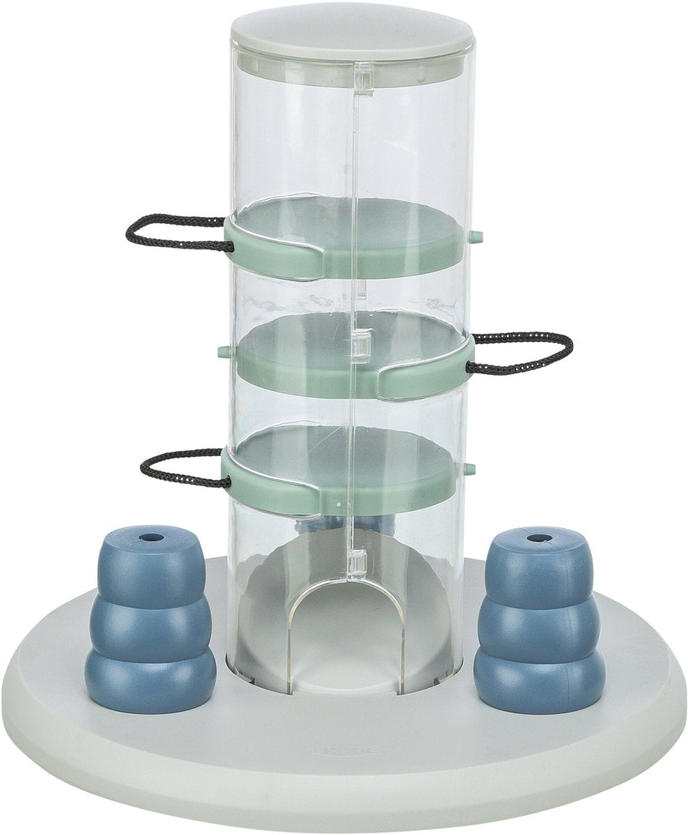 Trixie Hundeaktivität – Hundespielzeug – Spielturm – 25 x 25 x 27 cm