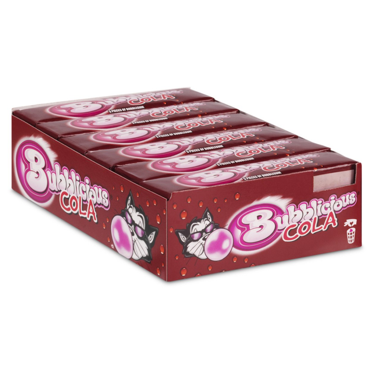 Sprudelnder Cola-Kaugummi (18 Rollen)