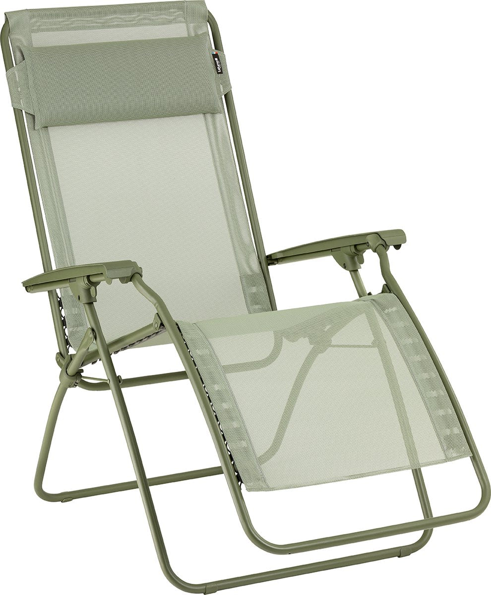Lafuma R Clip – Relaxsessel – verstellbar – faltbar – Schwerelosigkeit – Farbblock – Moos