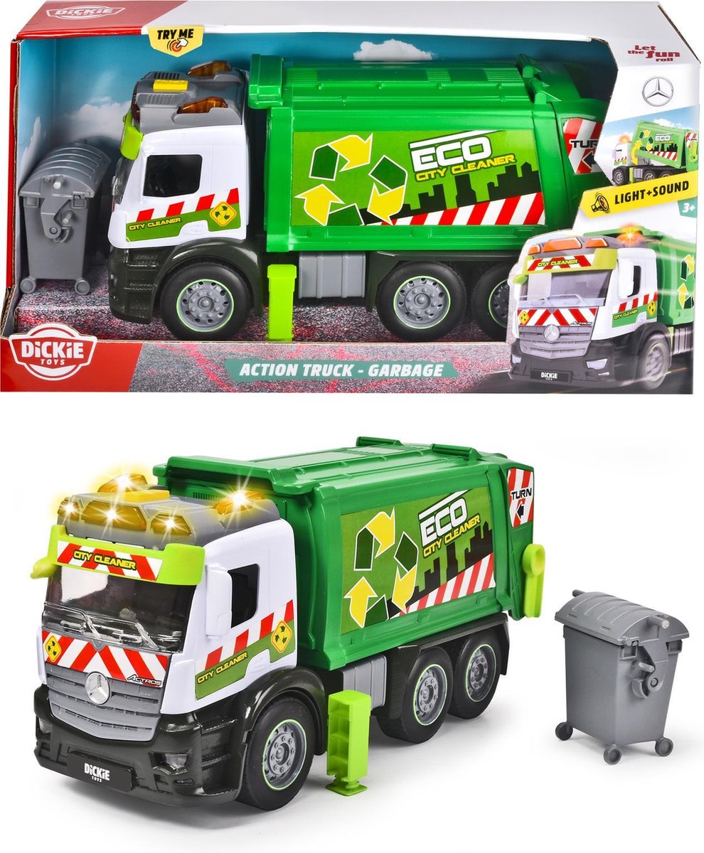 Dickie Action Truck – Müllwagen