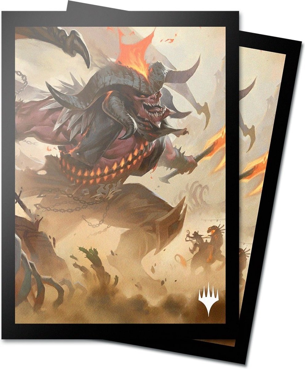 Ultrapro Ultra Pro – Magic – The Gathering – Outlaws of Thunder Junction – 100 Kartenhüllen in Standardgröße – Rakdos, der Muskel (63 x 89 mm)
