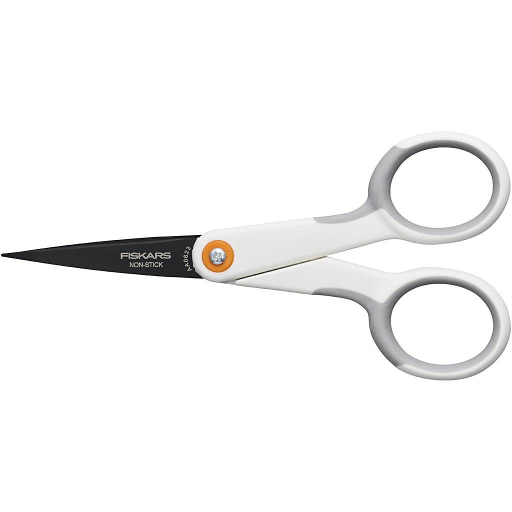 Creativ Company Fiskars Antihaft-Allgemeinschere, L: 12 cm, Rechtshänder, 1 Stück