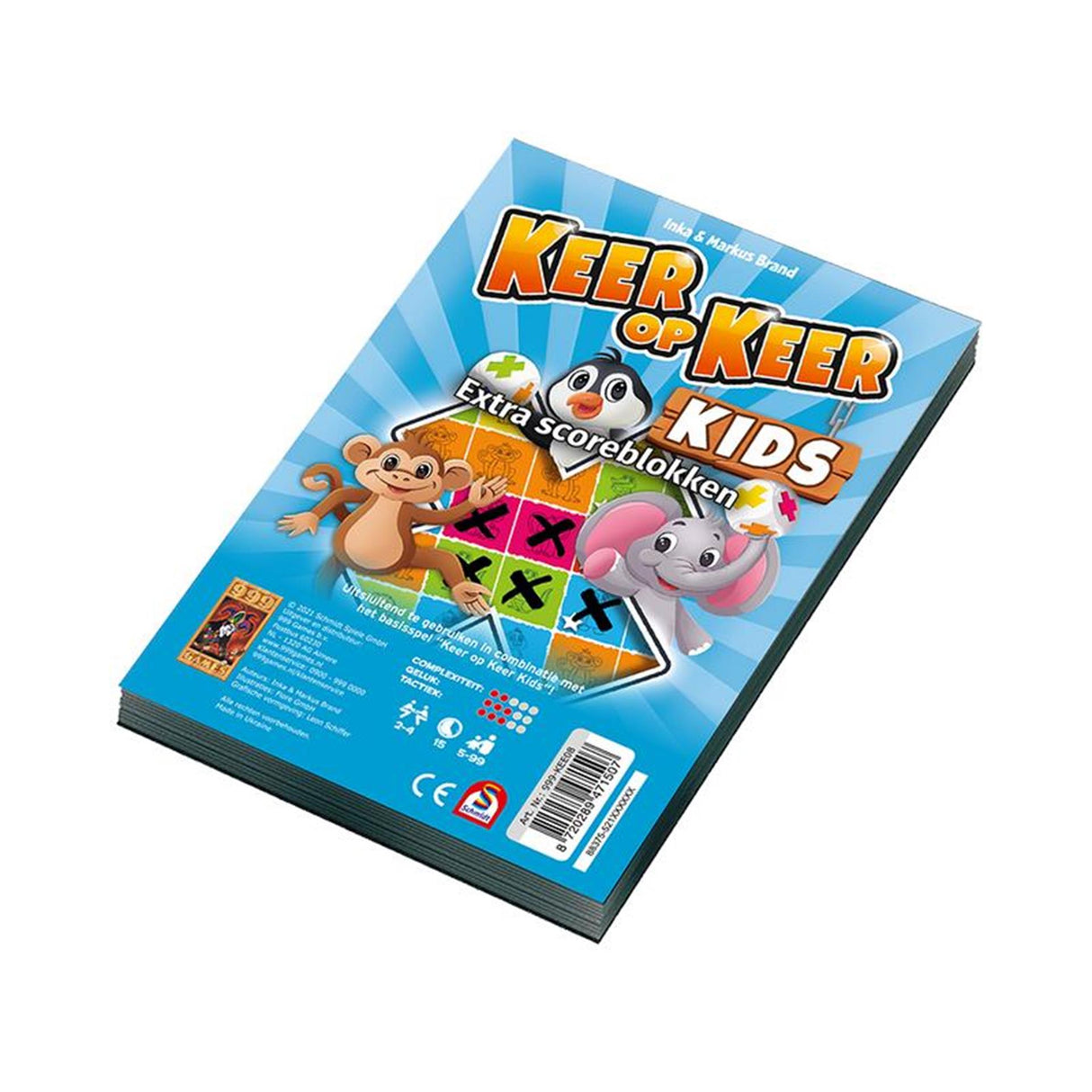 999 Spiele 999 Spiele immer wieder Kinder - Score Blokken, 2st.