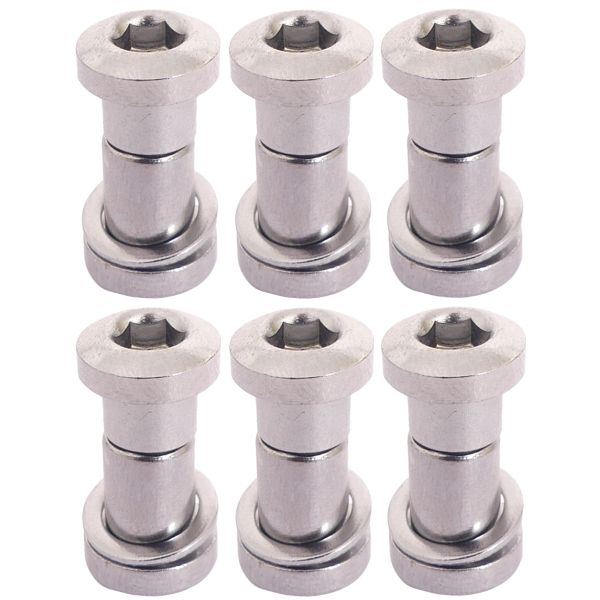 Bofix Seat Pegbout Allen 19 mm - Chrom (6 Stücke)