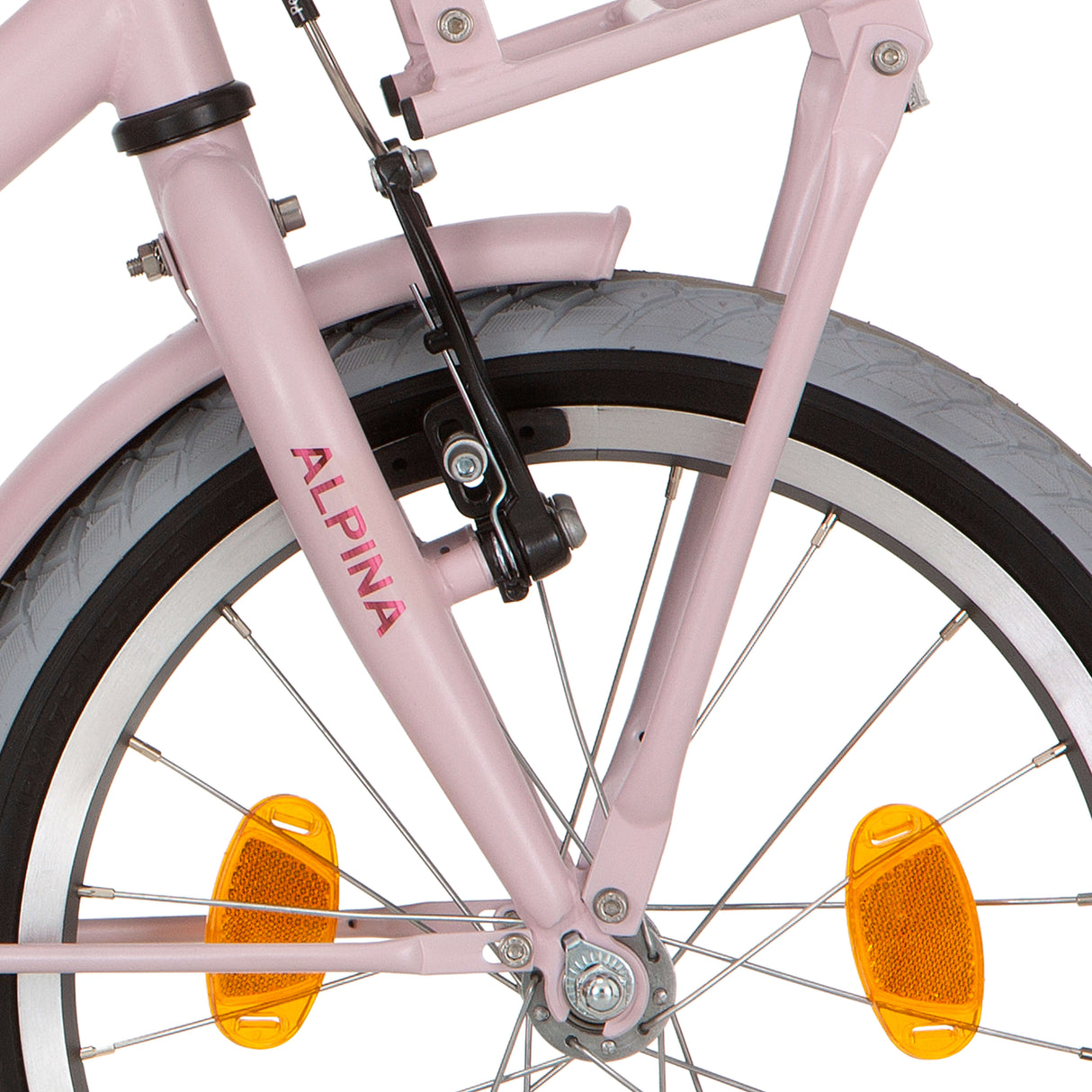 Alpina -Gabel 18 Fracht M Pearl Pink Matt